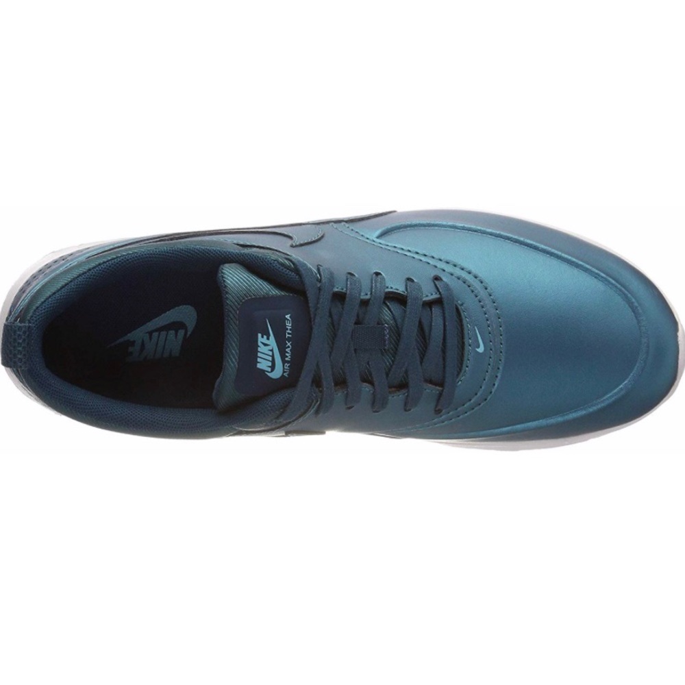 BRAND NEW Nike Air Max leather sneakers teal - Picture 6 of 8